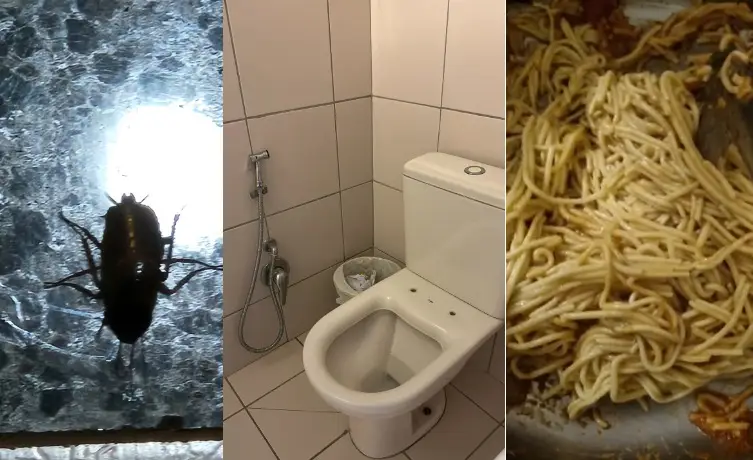 Mulheres foram colocadas em colchões sujos, com baratas e comida ruim, enquanto Lula e sua equipe gastam milhões em viagens de luxo. Vida de rei pra eles, miséria pra gente.