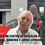 Irmão de Lula no centro de operação da PF: carros de luxo, dinheiro e armas apreendidos